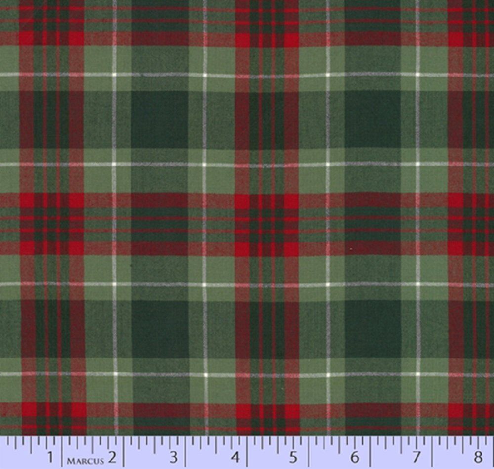 Classic Plaid Cotton Woven - Red/Green