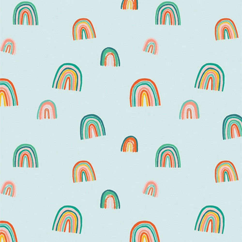 CLEARANCE! Fortunate Aglow Misty Rainbows Flannel