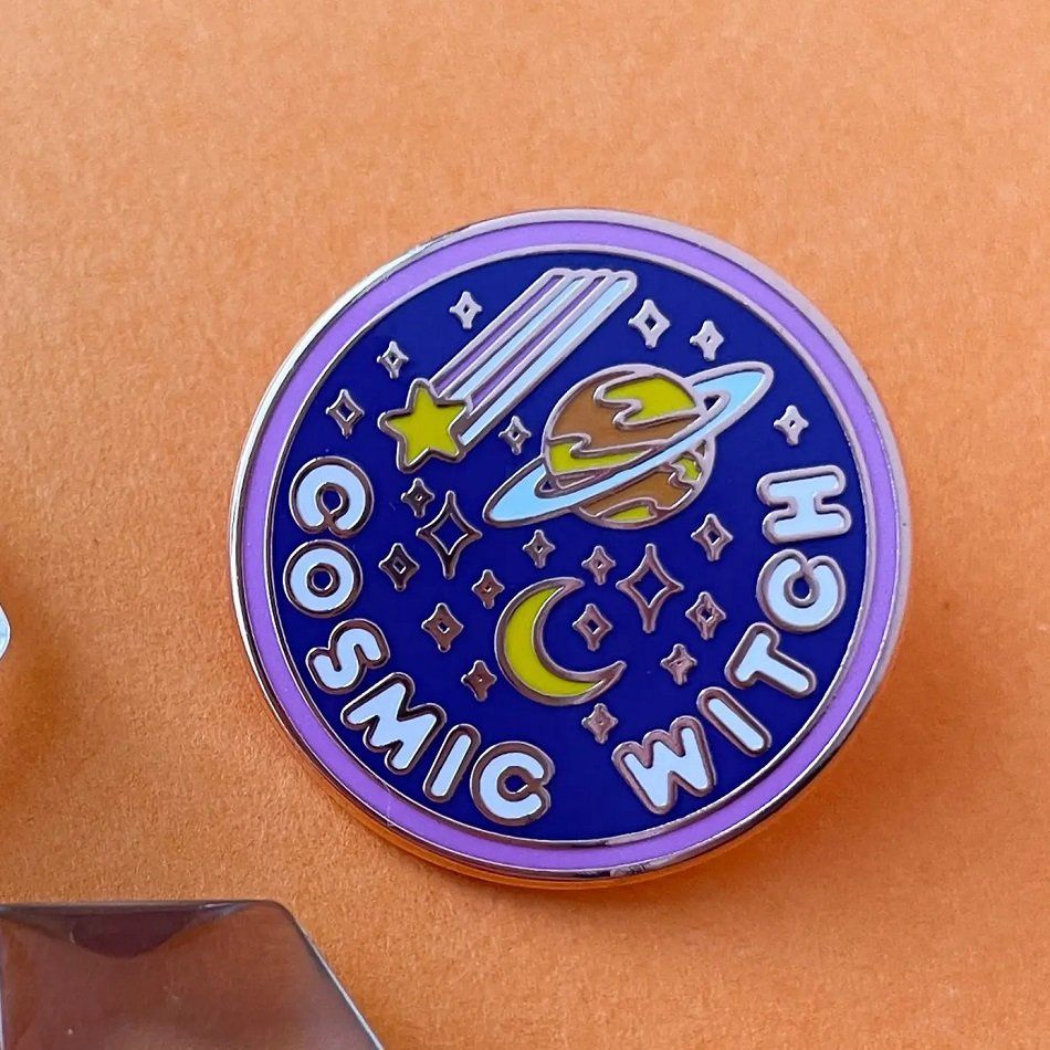 Cosmic Witch Enamel Pin