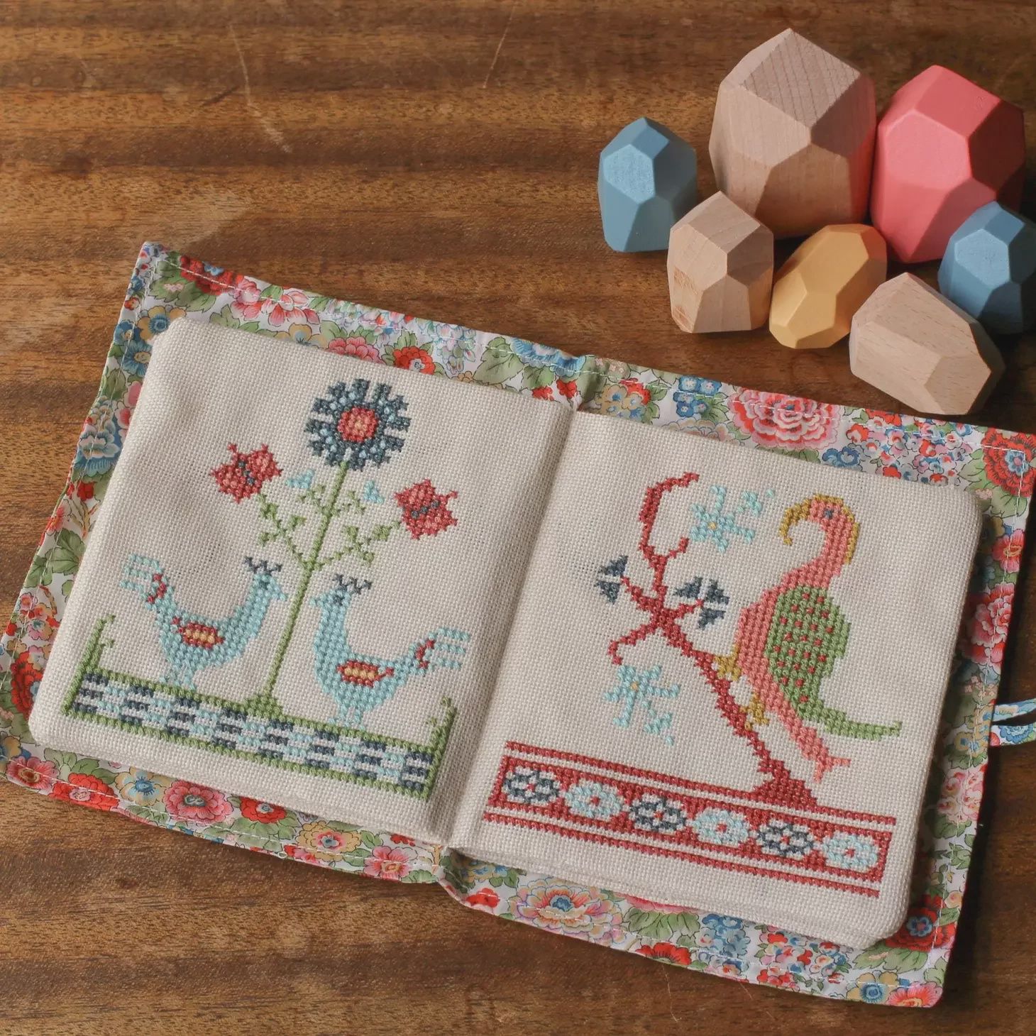 Cross Stitch Kit Byzantine Beasts Quiet Book or Wallhanging