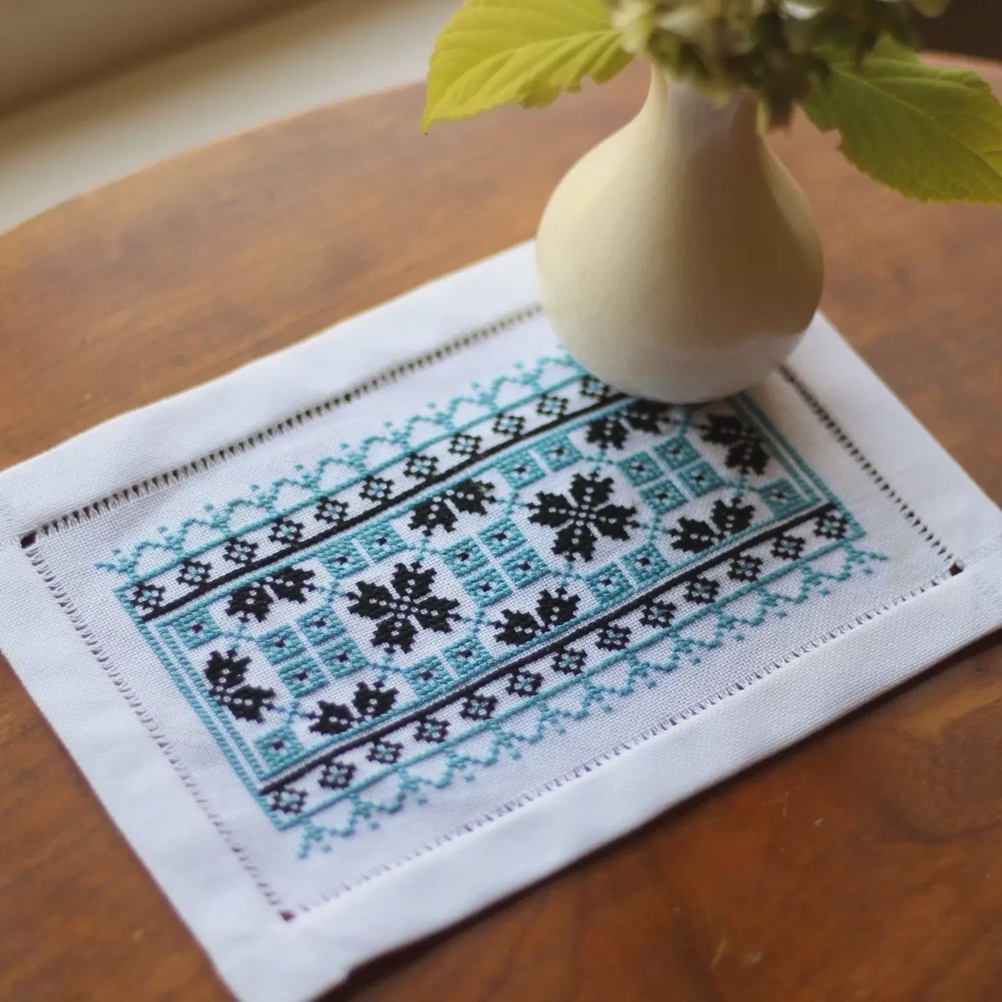 Cross Stitch Kit BitKit Ukrainian Crisscross Blue