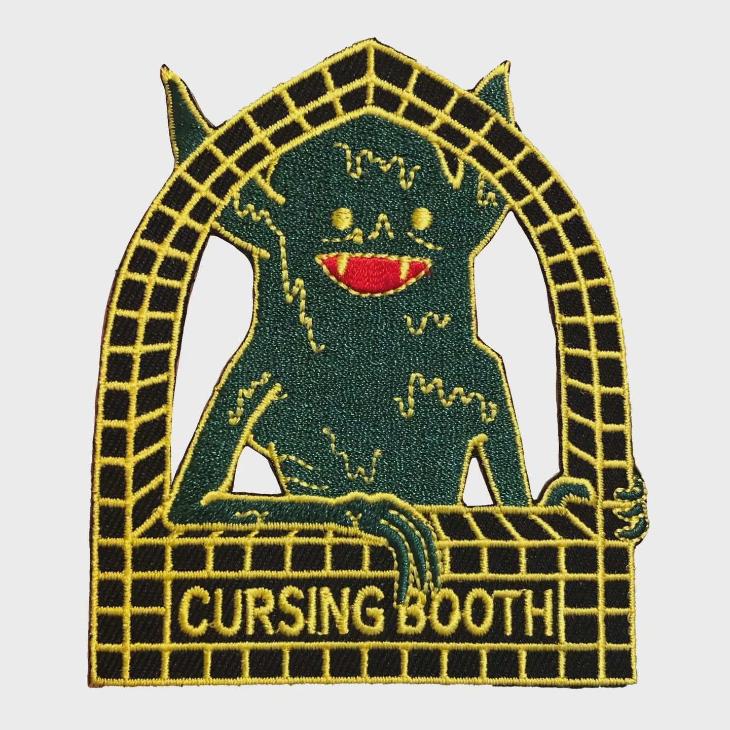 Cursing Booth Embroidered Patch Inner Decay