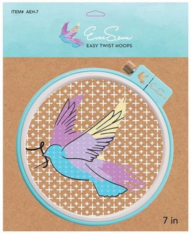 Easy Twist 7 Inch Embroidery Hoop - EverSewn