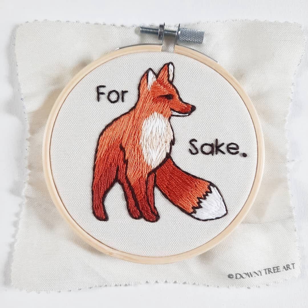 Embroidery Kit - For Fox Sake