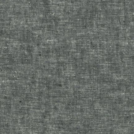 Essex Yarn-Dyed Cotton/Linen Blend (Assorted Colors), Color: Black