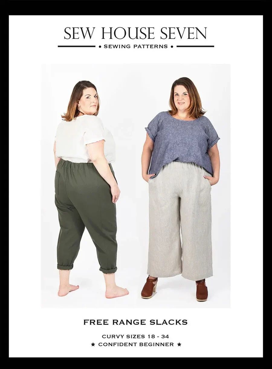 Free Range Slacks Curvy - Sew House Seven