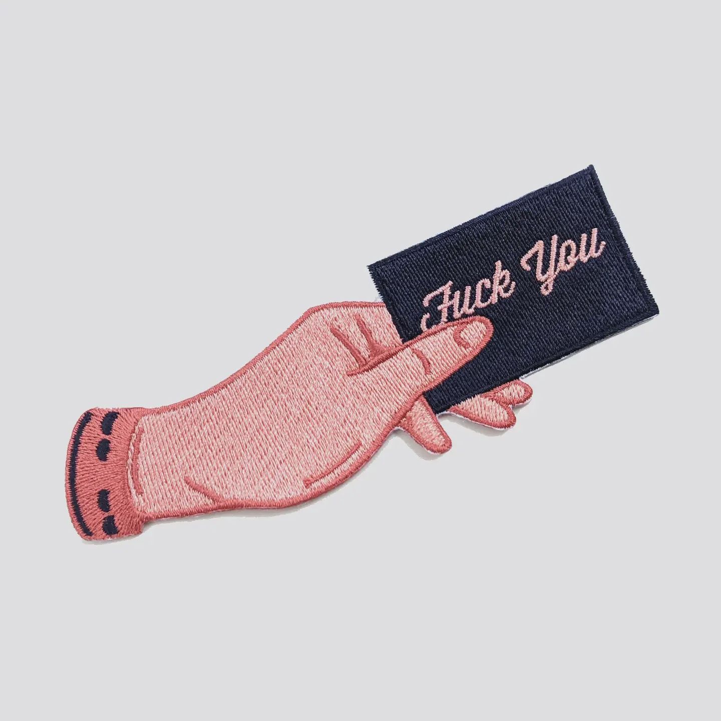 Fuck You Embroidered Patch badaboom