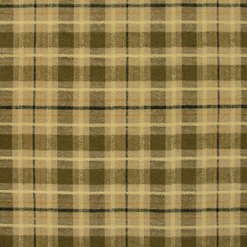 Check Plaid Olive Jam cotton flannel dobby from Highlands Flannel by AGF