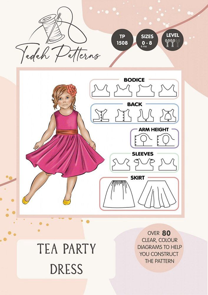 Child's Tea Party Dress - Creative Abundance Patterns