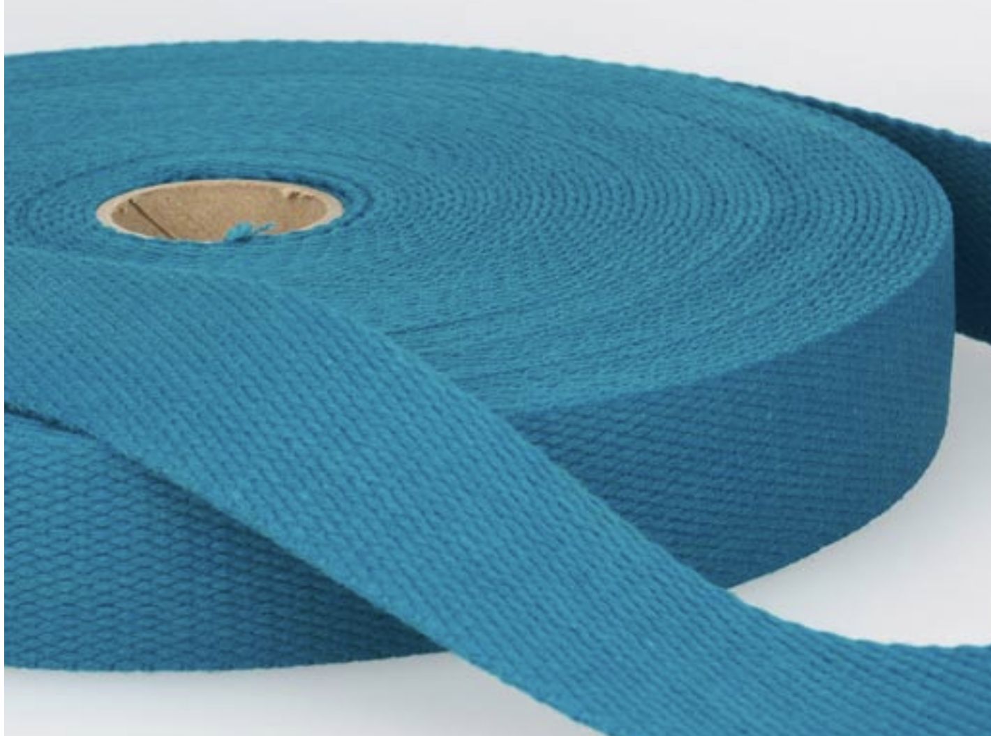 Cotton Webbing 1" Teal