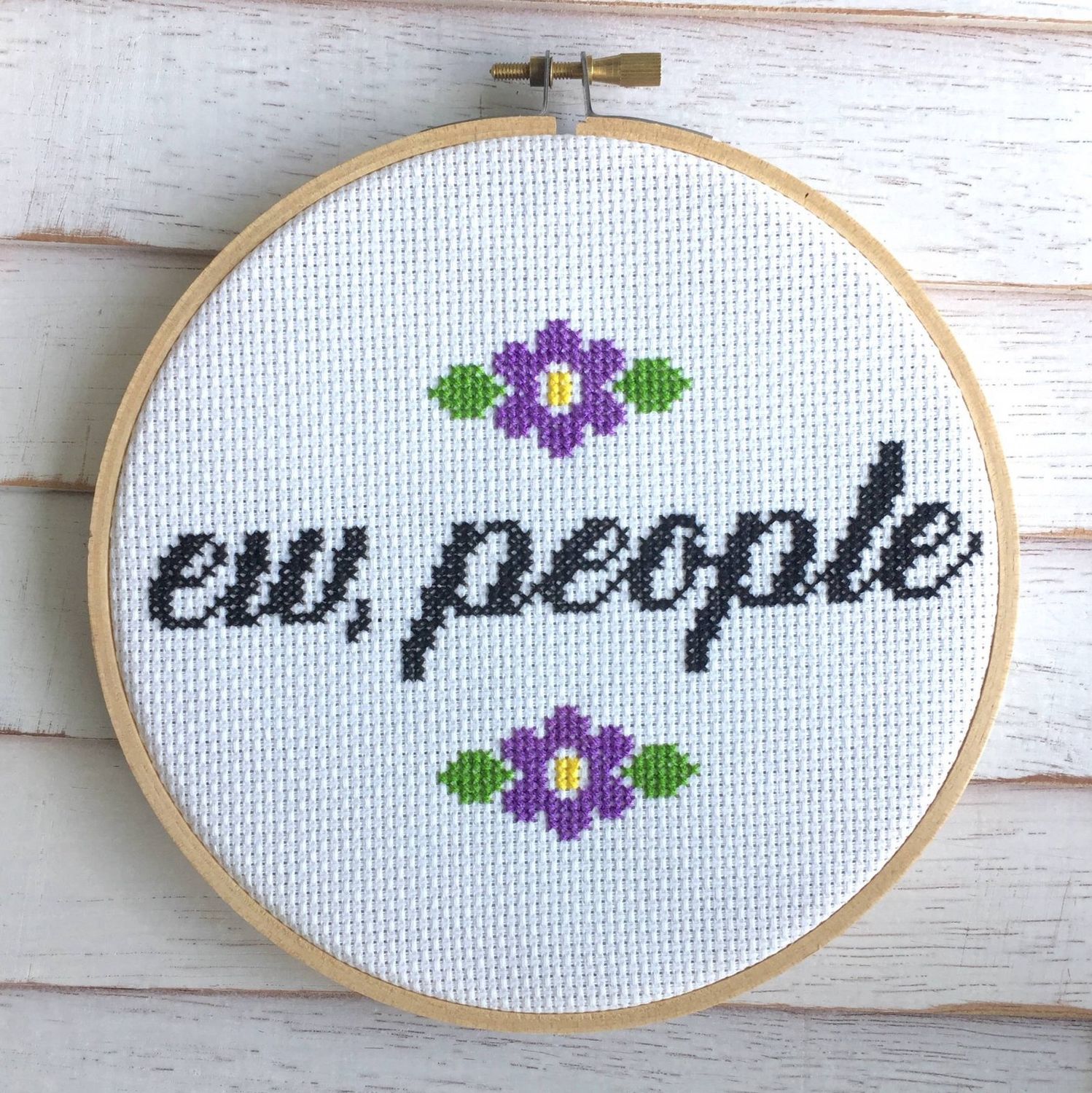 Cross Stitch Kit Ew People Spot Colors
