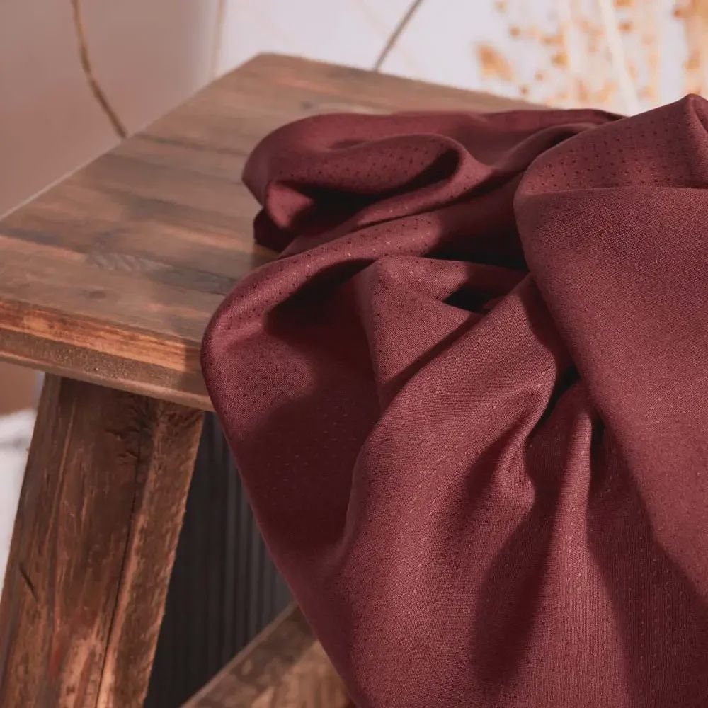 Dobby Rust Viscose Atelier Brunette