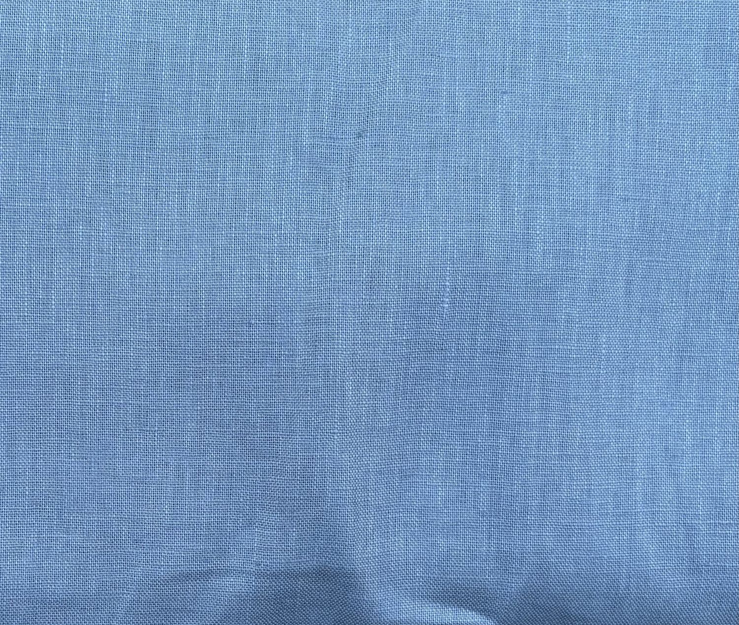 Dusty Blue 100% Linen Solid