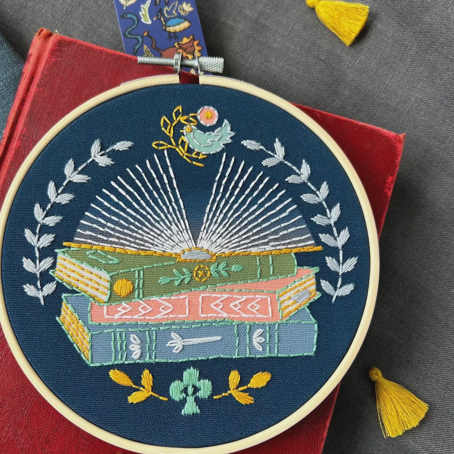 Embroidery Kit - Reader - Rikrack