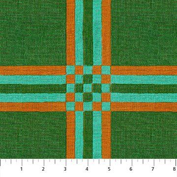 Encounter in Tennis Jaquard Yarn Dyed Woven Narrative by Anna Maria