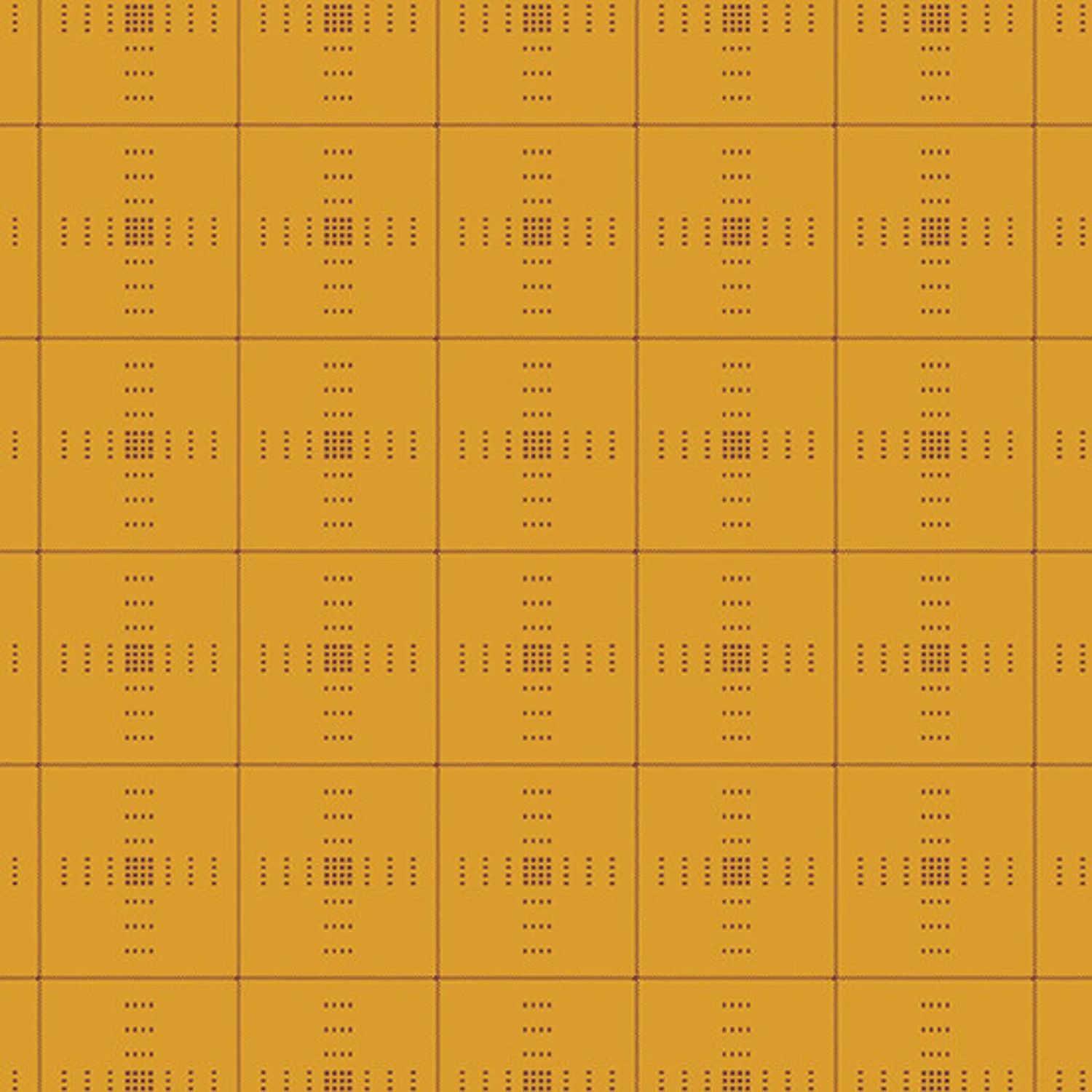 Entwine Plaid Woven Butterscotch Yarn-Dyed Cotton Dobby Guicy Guice