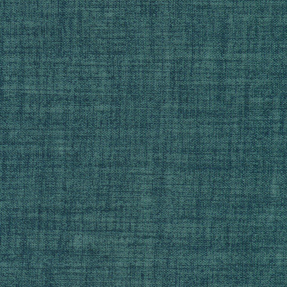 Faux Linen Deep Cyan