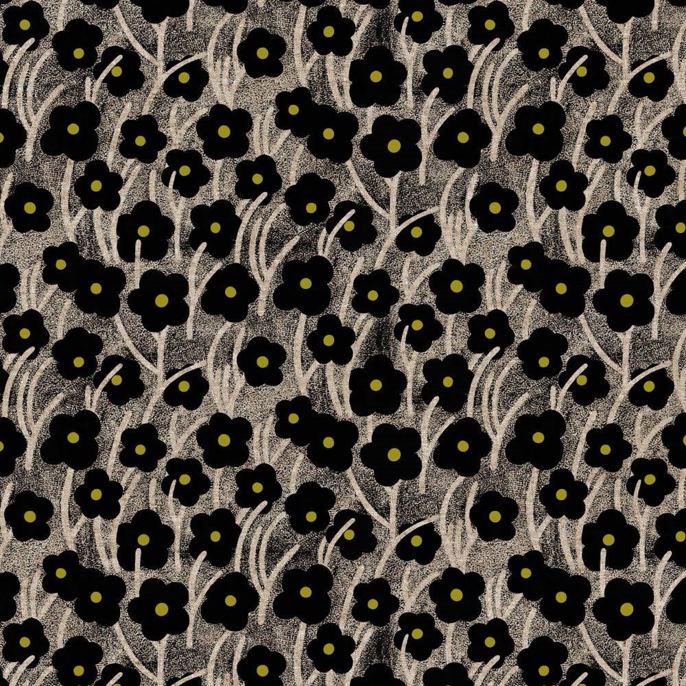 Field in Black Linen / Cotton Blend Grove FIGO