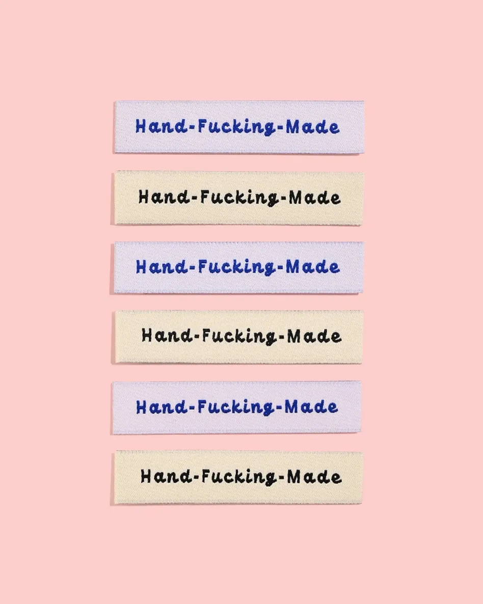 Hand F*cking Made, Garment Labels