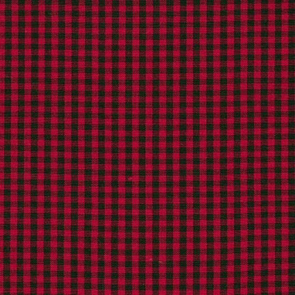 Carolina Cotton Gingham - Scarlet