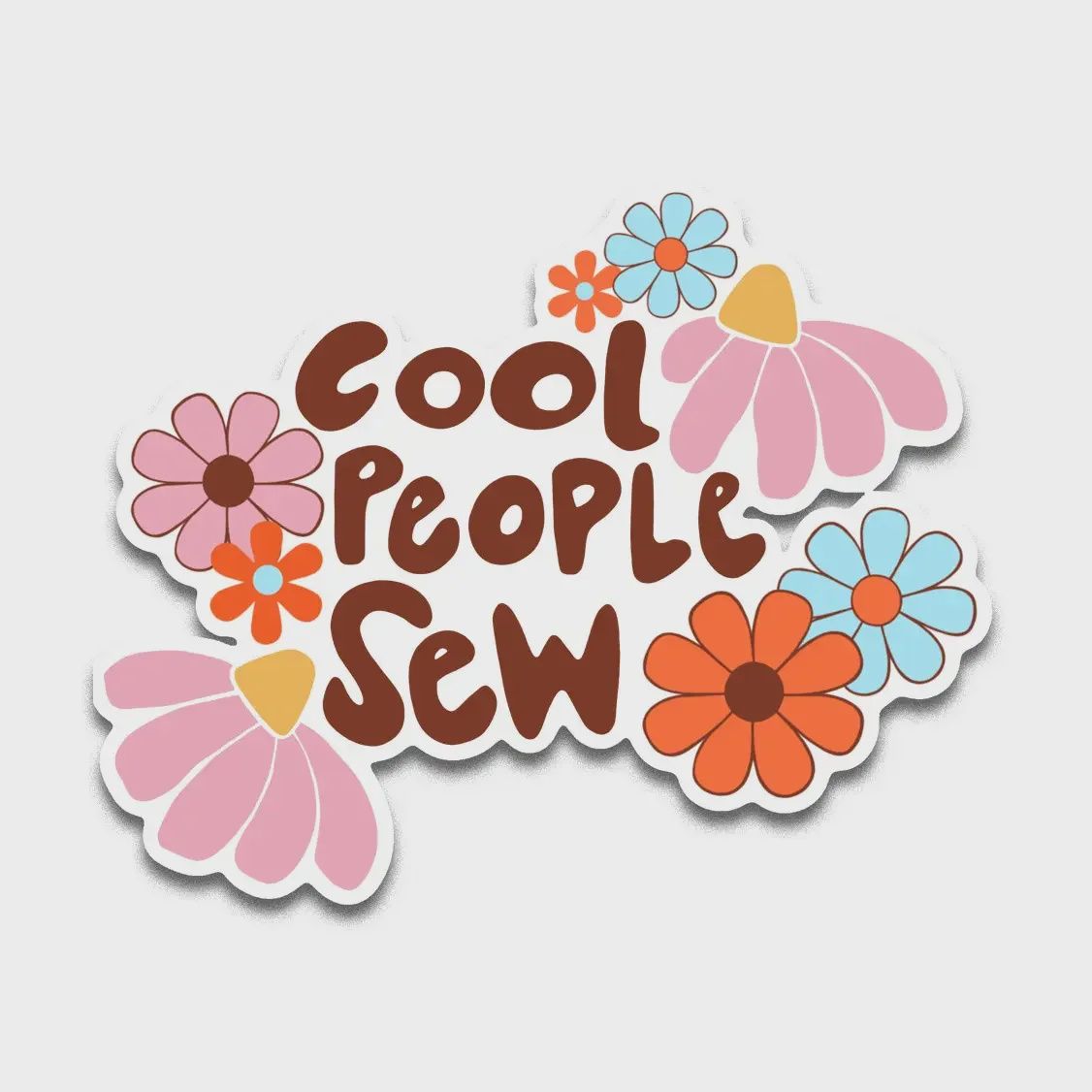 Cool People Sew Sticker Kati Cupcake