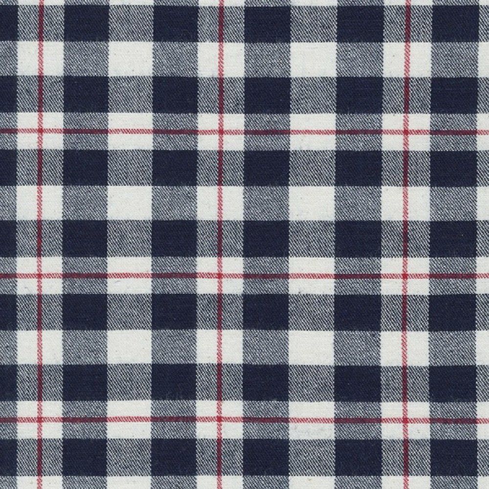 Denim Junction Yarn-Dyed Washed Plaid - Indigo/Red