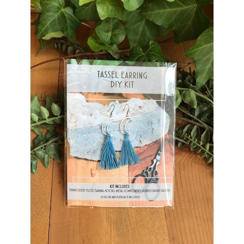 DIY Moon Tassel Earring Kits - Tangled Up in Hue