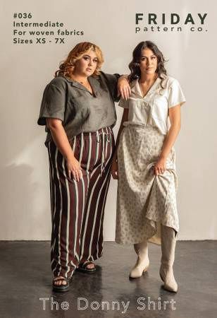 Donny Shirt Pattern - Friday Pattern Co