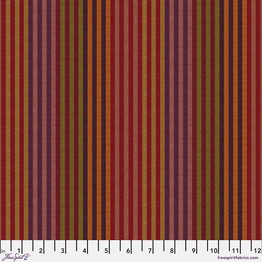 Earth Caterpillar Stripe Kaffe Fassett Woven Stripes