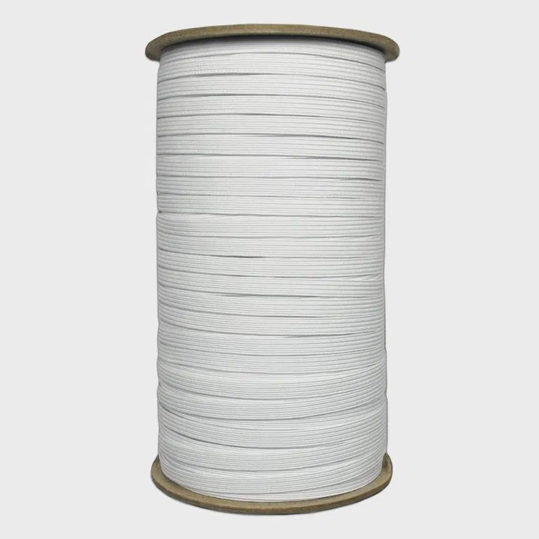 Elastic 1/4" white 150yard spool