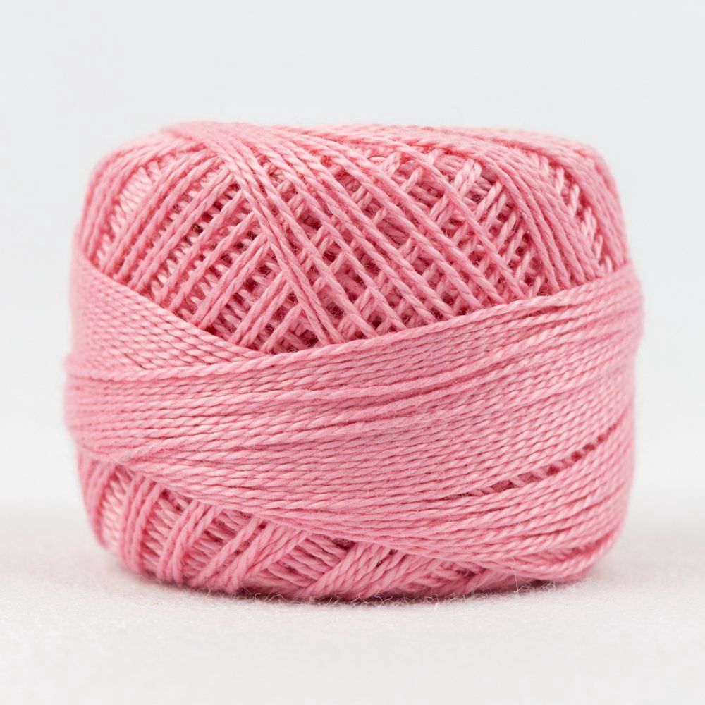 Eleganza Solid 8wt Egyptian Perle Cotton (Warm Tones 50 Colors) Wonderfil, Color: Blushing Apricot (EZ314)