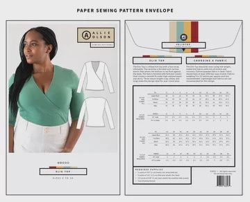 Elio Top - Allie Olson Sewing Pattern