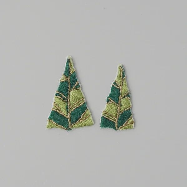 Evergreen Trees Embroidered Patch Japanese Import