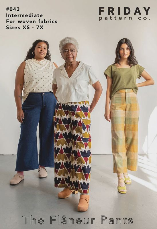 Flaneur Pants Pattern - Friday Pattern Co
