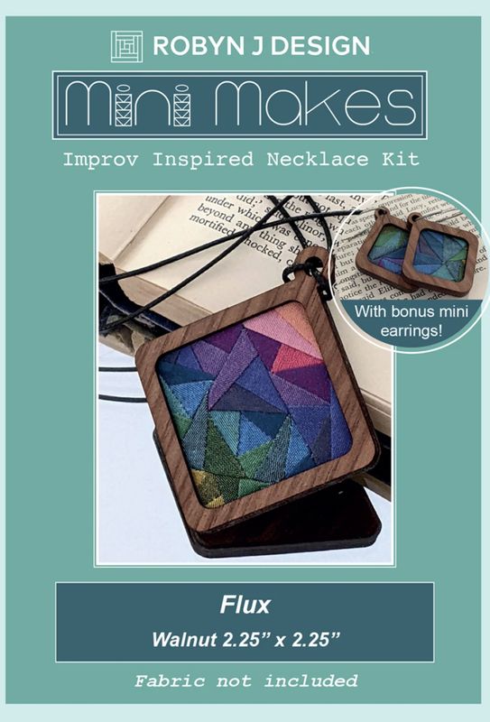 Flux Necklace Kit with Bonus Earrings Walnut