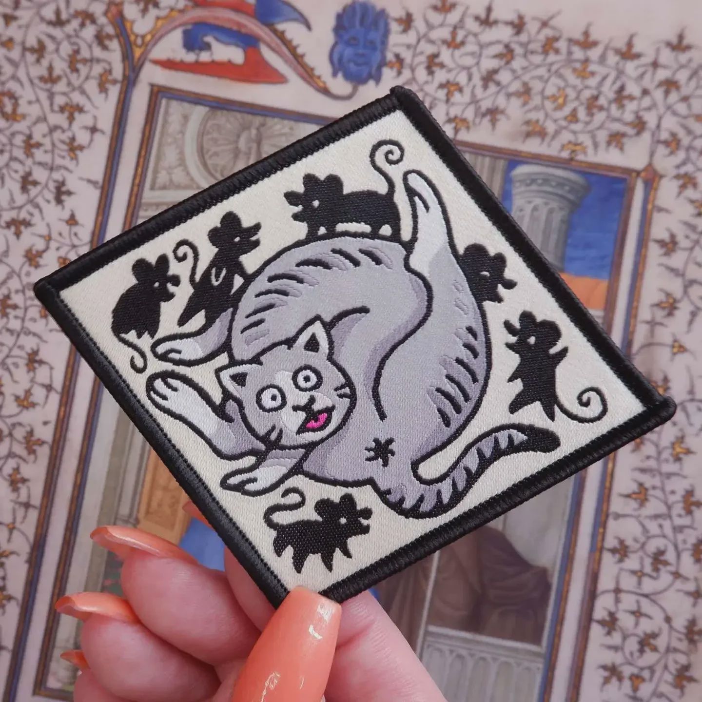 Butt Licker Woven Patch Cat Coven