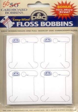 Cardboard Floss Bobbin - 56 count