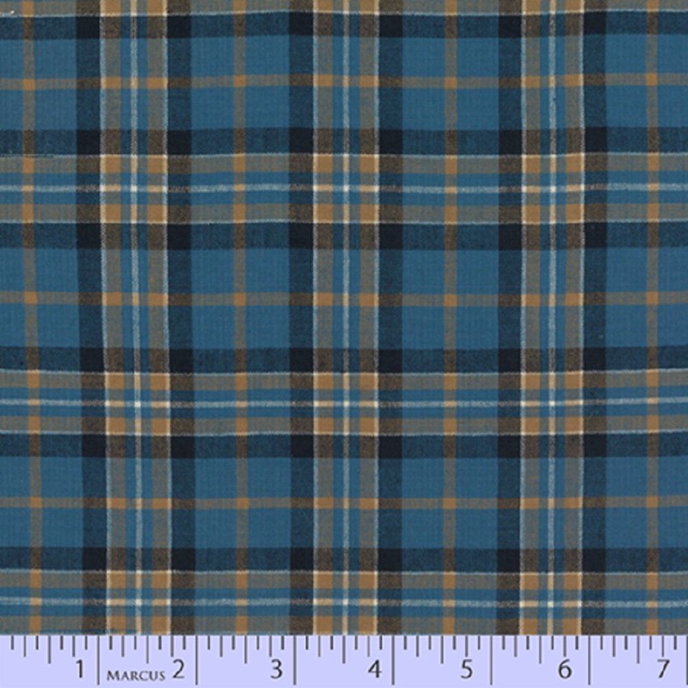 Classic Plaid Cotton Woven - Light Blue
