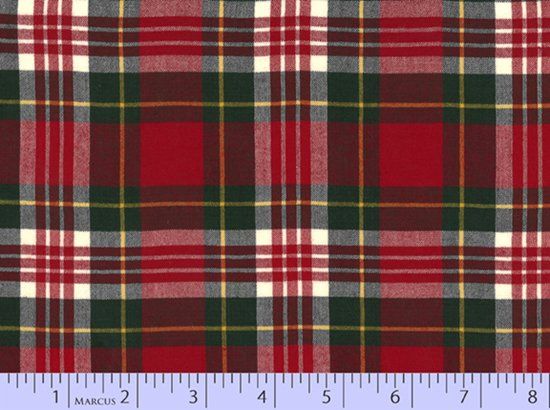 CLEARANCE! Classic Plaid Cotton Woven - Red