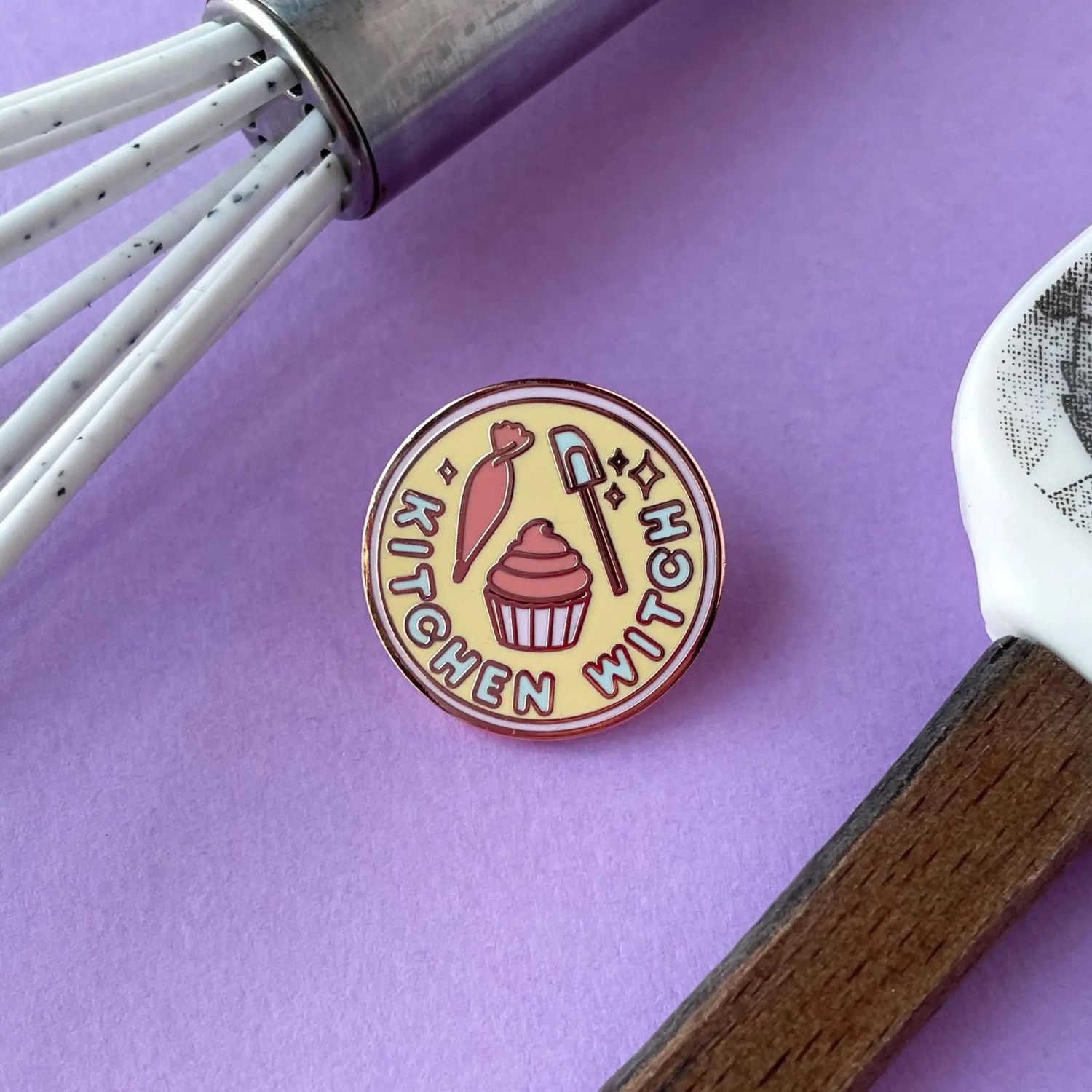 CLEARANCE! Kitchen Witch Enamel Pin