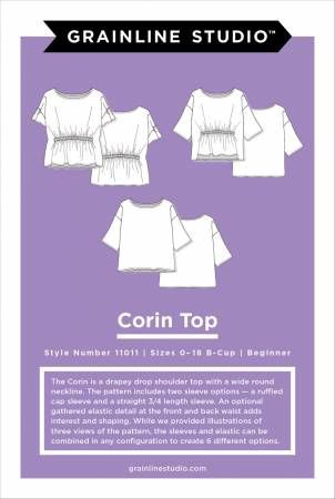 Corin Sizes 0-18 - Grainline Studio