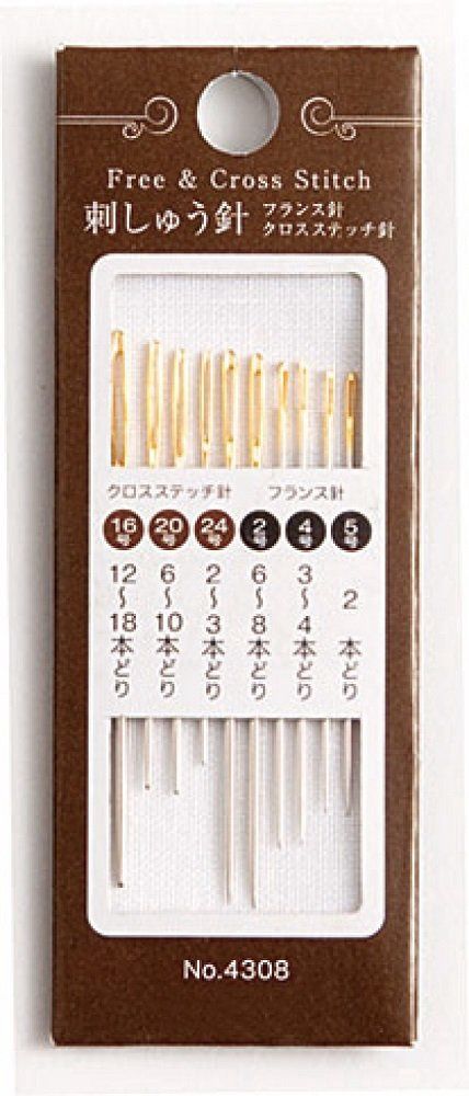 Cross and Free Stitch Needle Assortment 4308 Cosmo