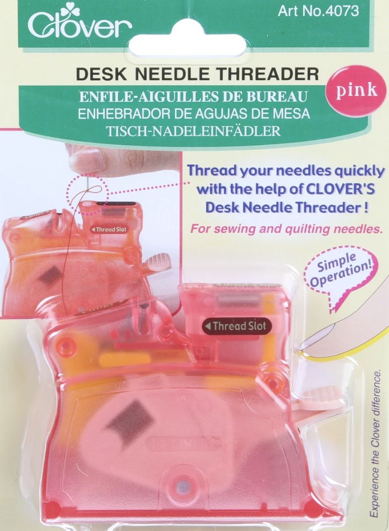 Desk Top Needle Threader Assorted Colors