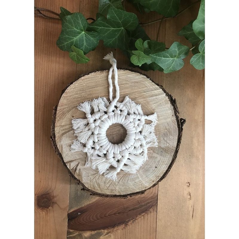 DIY Snowflake Macramé Kit - Tangled Up in Hue
