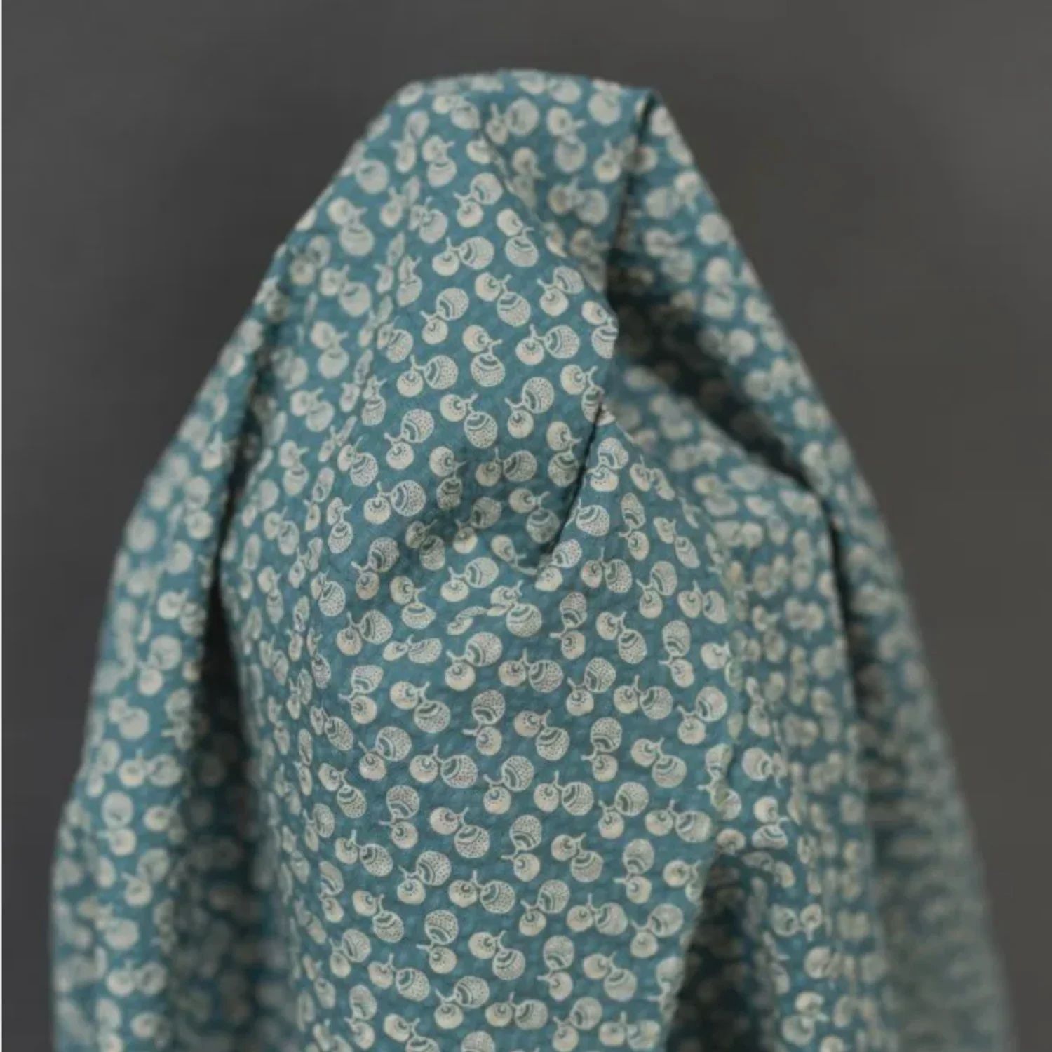 Donguri Organic Seersucker Cotton Duck Egg Merchant &amp; Mills