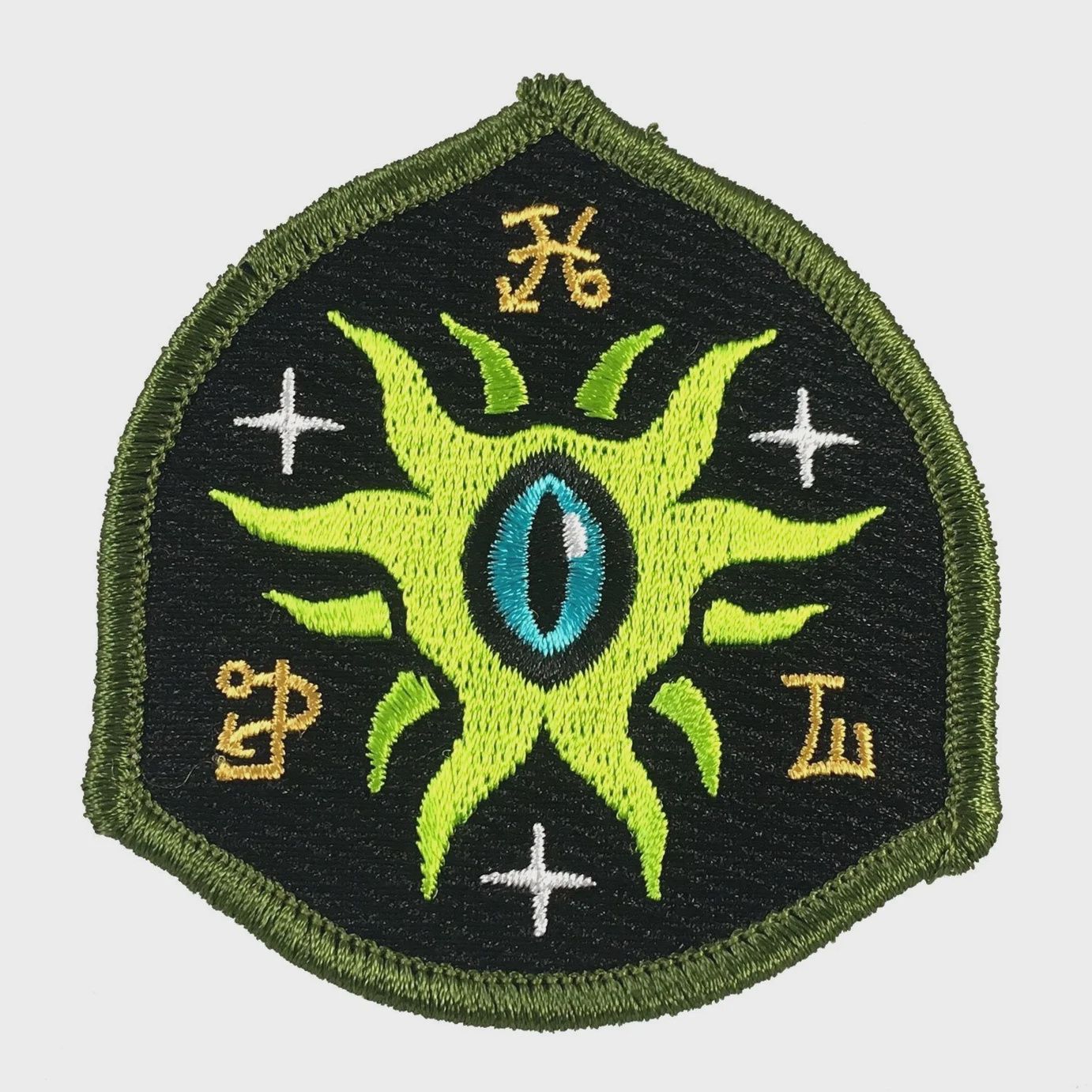 Elder Thing Heraldic Shield Embroidered Patch Monsterologist