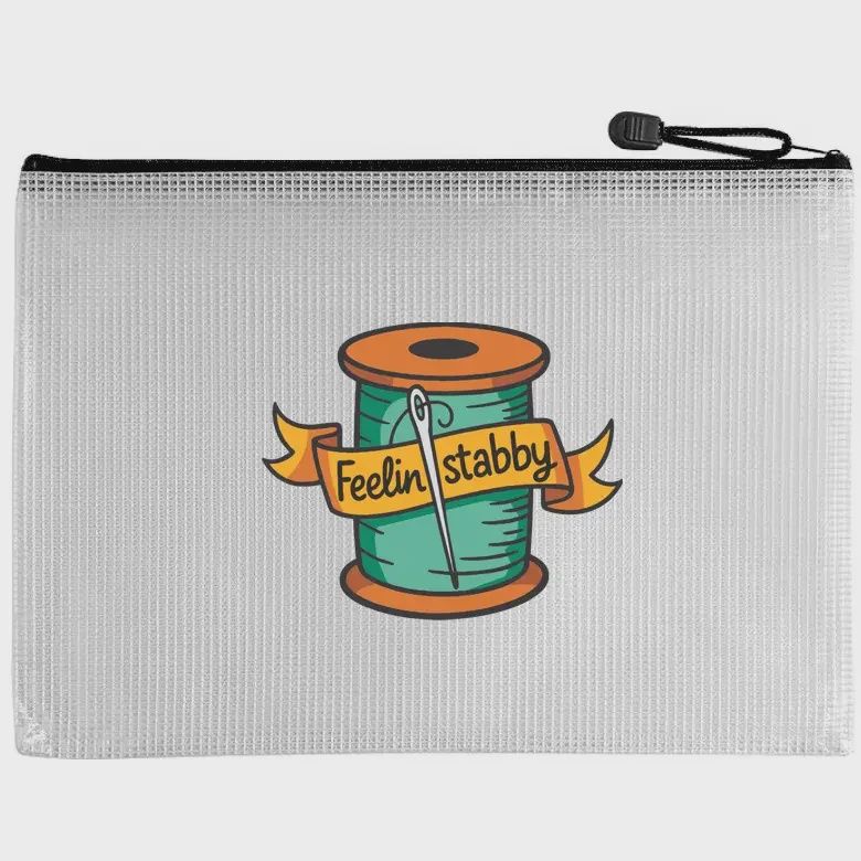 Feelin' Stabby Snarky Bag Purple Pineapple Studio