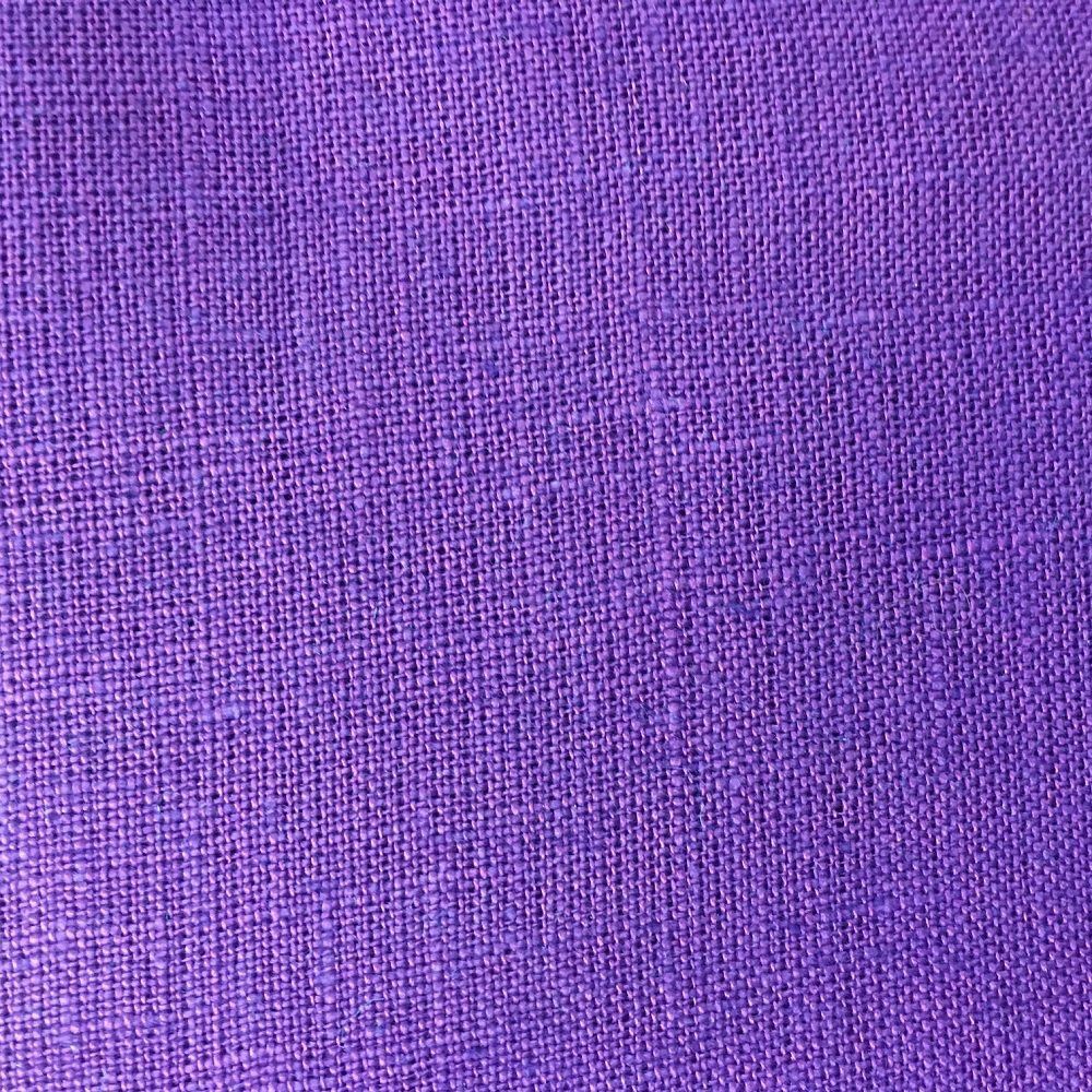 CLEARANCE! 100% Linen Midweight Woven - Deep Blue Violet