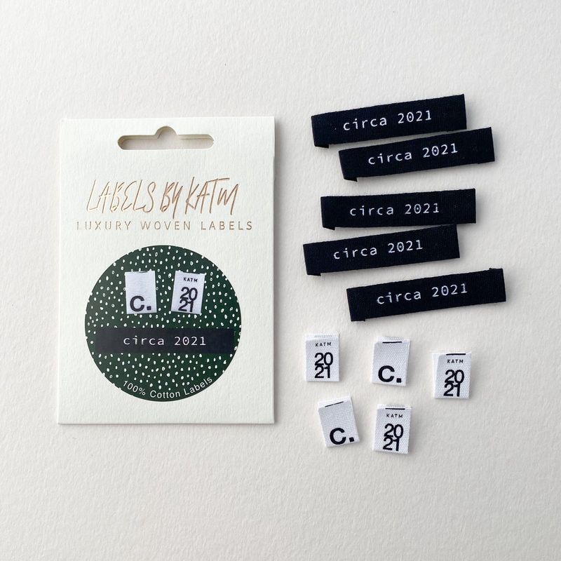 CLEARANCE! Garment Labels - Circa 2021