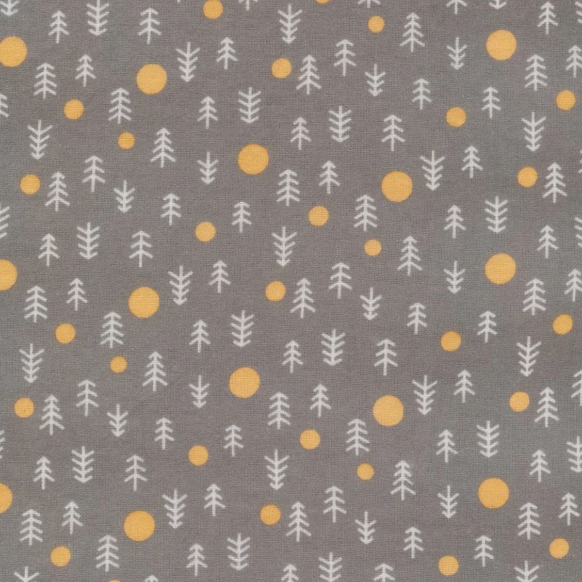 CLEARANCE! Winter Forest - Winter Forest Gray Cotton Flannel